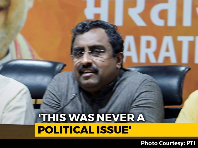 Ram Temple Delay Making Hindu Community Anxious, Says BJP's Ram Madhav