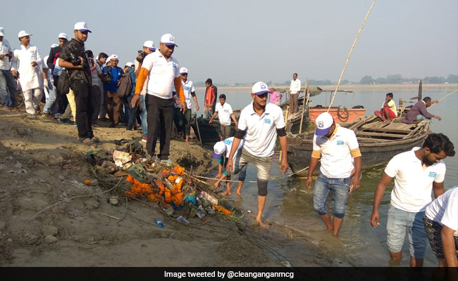 55 Tonnes Of Waste Removed From Ganga