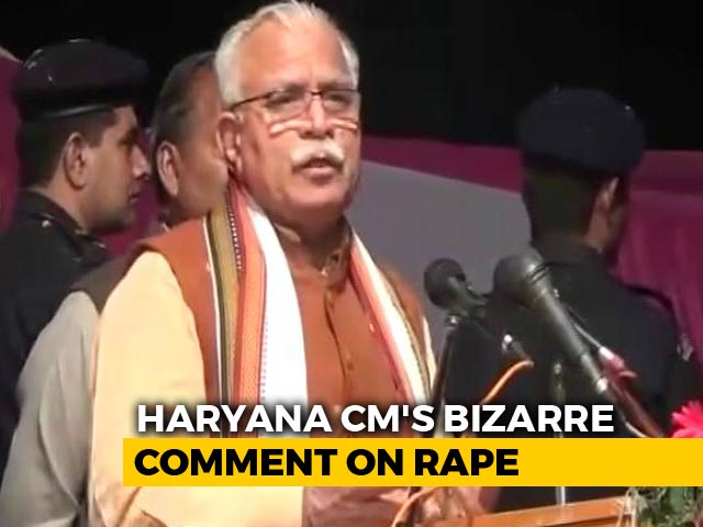 "Research Backs It...": Haryana Chief Minister After Row Over Rape Remark