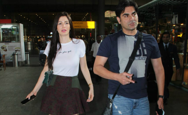 Arbaaz Khan And Rumoured Girlfriend Giorgia Andriani Are Travel Buddies. See Airport Pics