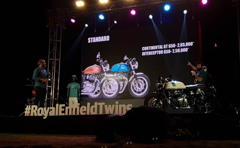 Royal Enfield Interceptor 650, Continental GT 650 Launched In India; Prices Start At Rs. 2.50 Lakh Royal Enfield Interceptor 650, Continental GT 650 Launched In India; Prices Start At Rs. 2.50 Lakh