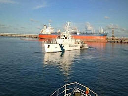 Most Of Oil Spilled At Ennore Recovered By Coast Guard Ships Most Of Oil Spilled At Ennore Recovered By Coast Guard Ships