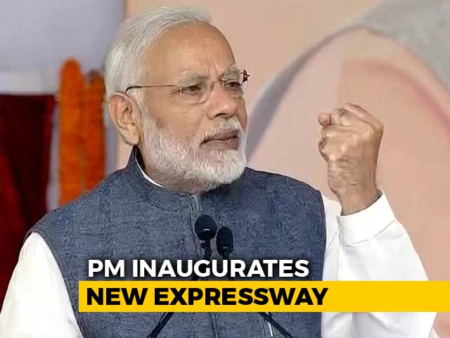 PM Modi Inaugurates Expressway Aimed At Easing Delhi Traffic, Pollution