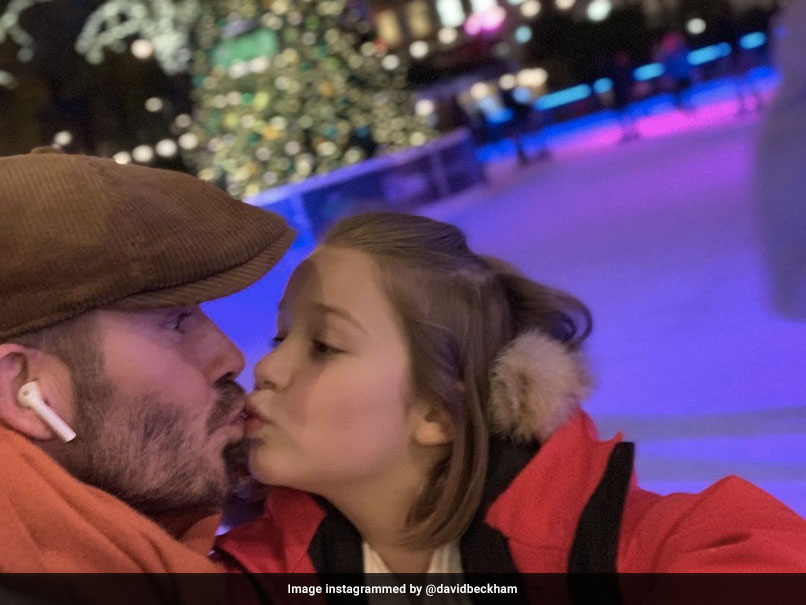 David Beckham Trolled For Kissing Daughter On Lips, Fans Defend Him