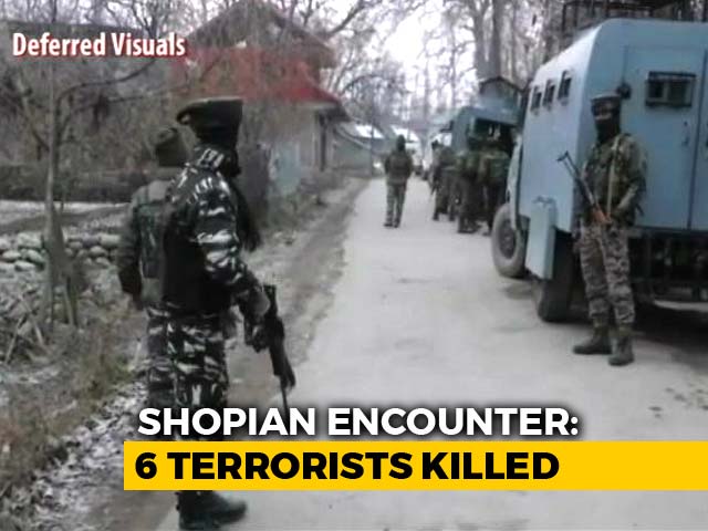 Soldier Killed In Encounter In Jammu And Kashmir, 6 Terrorists Shot Dead