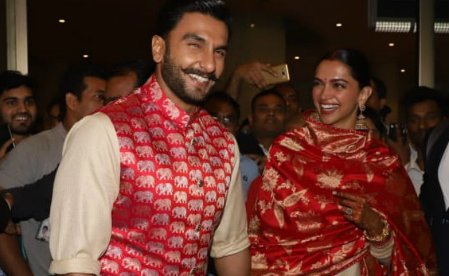 Newlyweds Deepika Padukone, Ranveer Singh Touch Down In Mumbai After Italy Wedding. See Pics