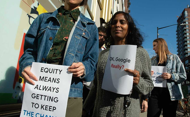 Google Workers Walk Out In Global Protest Over Harassment