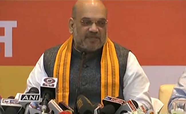 छत्तीसगढ़ में बीजेपी अध्यक्ष अमित शाह ने जारी किया संकल्प पत्र, बोले- चौथी बार बनाएंगे सरकार