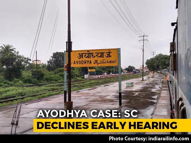 "Permission Declined": Supreme Court Refuses Urgent Ayodhya Hearing