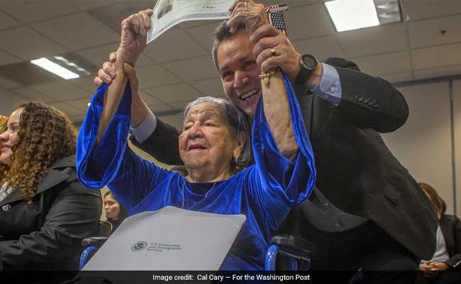 106-Year-Old Woman Becomes US Citizen On Election Day. She's Never Voted
