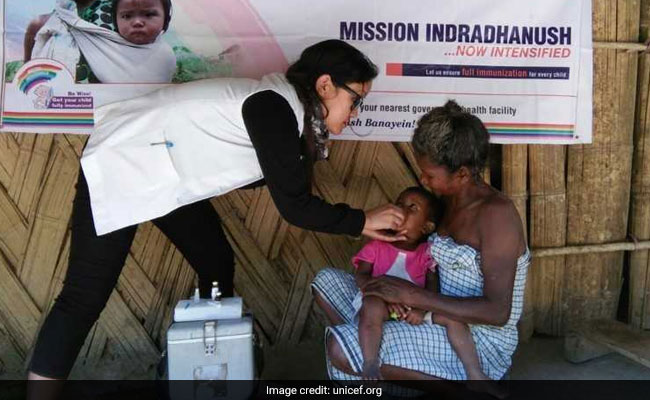 मिशन इंद्रधनुष के तहत चार सालों में 3.15 करोड़ से ज्यादा बच्चों को लगाया गया टीका