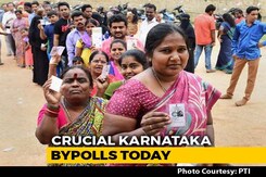 Congress, HD Kumaraswamy Eye BJP Bastions In Karnataka Bypoll Test Congress, HD Kumaraswamy Eye BJP Bastions In Karnataka Bypoll Test
