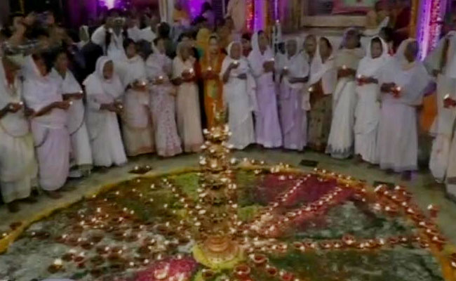 Vrindavan Widows Celebrate Green Diwali With Colourful Diyas And Rangolis