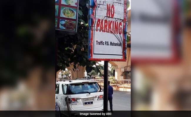 Hyderabad Traffic Top Cop Violates Traffic Rules, Claims To Fine Himself