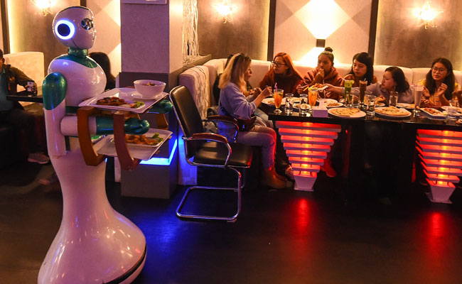 At This Nepali Restaurant, The Biggest Attraction Is The Robot Waiters