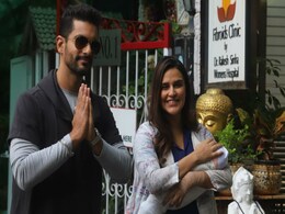 Neha Dhupia And Angad Bedi Take Their Newborn Daughter Mehr Home. See Pics Neha Dhupia And Angad Bedi Take Their Newborn Daughter Mehr Home. See Pics