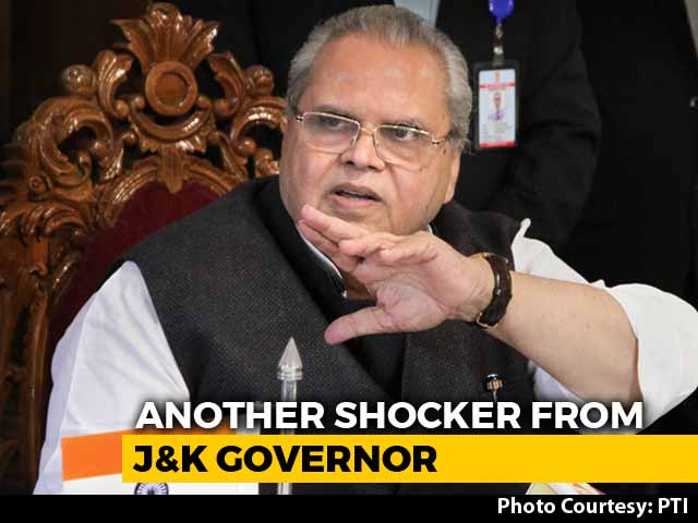 J&K Governor Talks "Threat Of Transfer" After Controversy Over Remarks