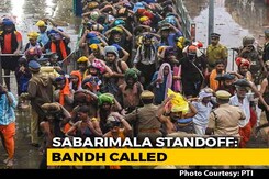 Shutdown Call After Right-Wing Leader's Arrest Near Sabarimala Shutdown Call After Right-Wing Leader's Arrest Near Sabarimala