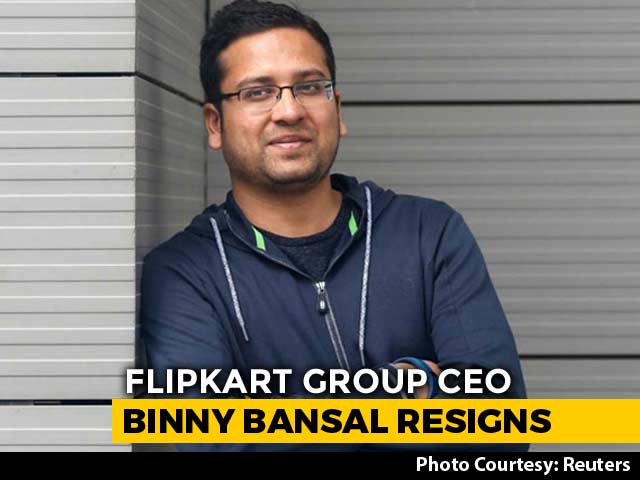 Flipkart's Binny Bansal Quits As CEO After "Personal Misconduct" Probe