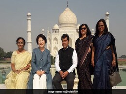 South Korea First Lady Praises Taj Mahal's Beauty, Architechture On Visit South Korea First Lady Praises Taj Mahal's Beauty, Architechture On Visit