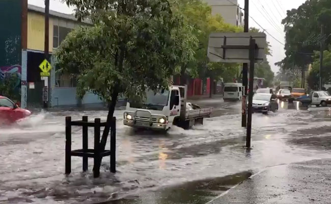 Sydney Streets Turn Into Rivers As Australia Storm Causes Chaos