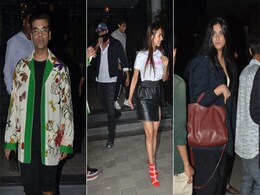 Rumoured Couple Arjun Kapoor And Malaika Arora's Dinner Date With Karan Johar, Rhea Kapoor And Others Rumoured Couple Arjun Kapoor And Malaika Arora's Dinner Date With Karan Johar, Rhea Kapoor And Others