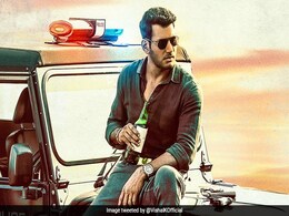 Tamil Actor Vishal Poses With "Beer Bottle" On Movie Poster, Draws Flak Tamil Actor Vishal Poses With "Beer Bottle" On Movie Poster, Draws Flak