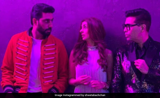 <i>Koffee With Karan 6</I>: Abhishek Bachchan And Shweta, Karan Johar's New Guests