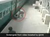 Man Tried To Board Moving Train, Slipped. Watch What Happened Next Man Tried To Board Moving Train, Slipped. Watch What Happened Next