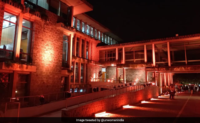 In Support Of #MeToo, UN House Turns Orange To End Violence Against Women