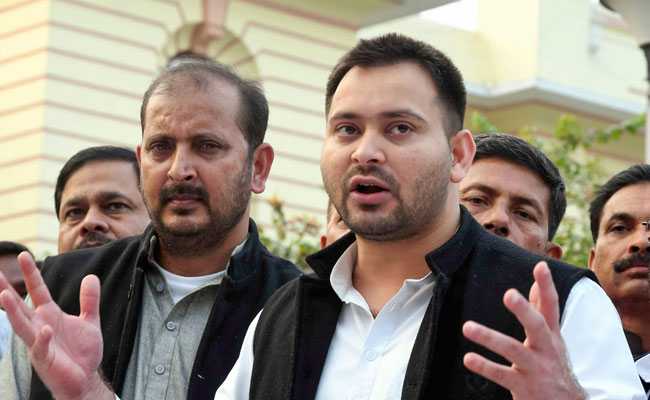After Criticism Of "7-Star" Bungalow, Tejashwi Yadav's Comeback