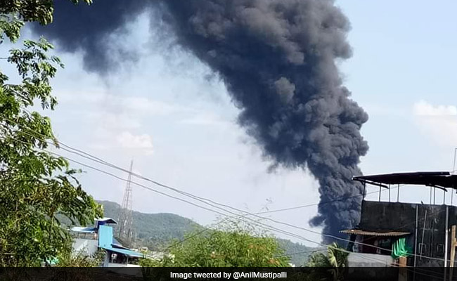 Massive Fire At Chemical Factory In Mumbai's Ambernath, 4 Injured