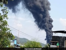 Massive Fire At Chemical Factory In Mumbai's Ambernath, 4 Injured Massive Fire At Chemical Factory In Mumbai's Ambernath, 4 Injured