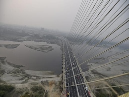 Delhi Police Stop Man From Committing Suicide Near Signature Bridge Delhi Police Stop Man From Committing Suicide Near Signature Bridge
