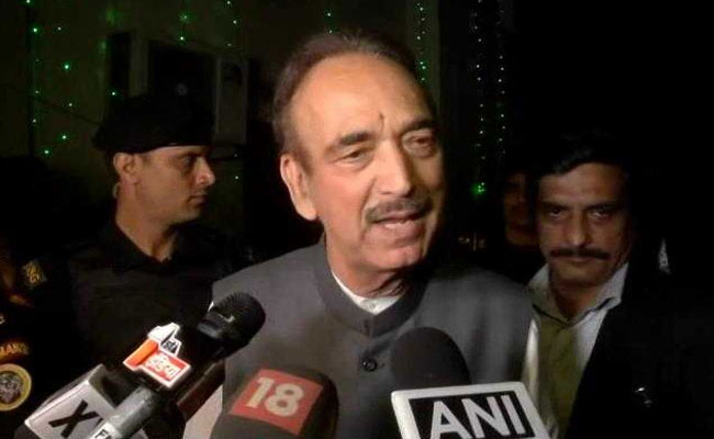 Karnataka Political Crisis: Ghulam Nabi Azad Questions Governors Conduct