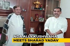 Unhappy With BJP's Seat Sharing Plan, Upendra Kushwaha Meets Sharad Yadav Unhappy With BJP's Seat Sharing Plan, Upendra Kushwaha Meets Sharad Yadav