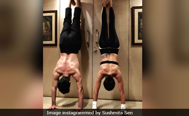 Guess Who Sushmita Sen's Mystery Workout Partner Is? (The Internet Thinks It's Rohman Shawl)