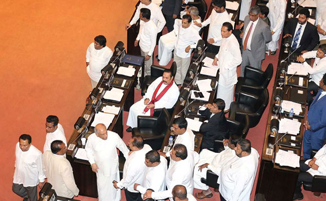 Amid Political Crisis, Sri Lanka Parliament Adjourned In Just 5 Minutes