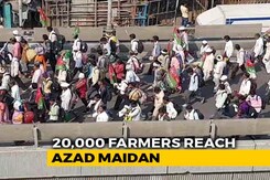 Thousands Of Farmers Reach Mumbai To Demand Loan Waiver, Aid Thousands Of Farmers Reach Mumbai To Demand Loan Waiver, Aid