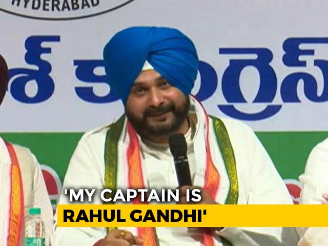 "Rahul Gandhi Is My Captain, He Sends Me Everywhere": Navjot Sidhu