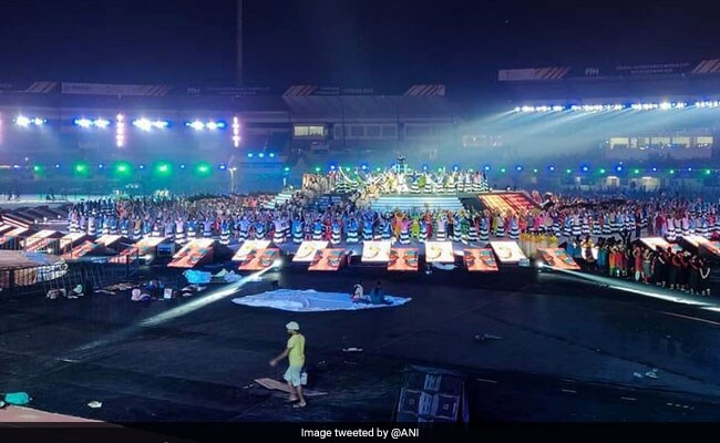 Hockey World Cup: à¤à¥à¤µà¤¨à¥à¤¶à¥âवर पर हà¥à¤à¥ à¤à¤¾ à¤à¥à¤®à¤¾à¤°, माधà¥à¤°à¥ दà¥à¤à¥à¤·à¤¿à¤¤ हà¥à¤à¤à¥ à¤à¤¦à¥à¤à¤¾à¤à¤¨ समारà¥à¤¹ à¤à¤¾ à¤à¤¾à¤¸ à¤à¤à¤°à¥à¤·à¤£