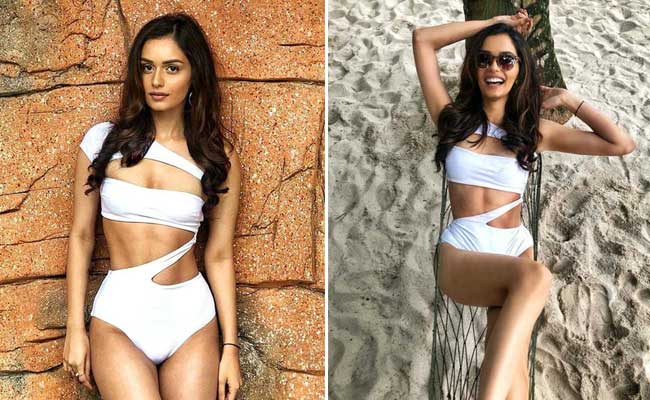 5 Cutout Swimsuits Like Manushi Chhillar's To Wear On Your Next Beach Vacation