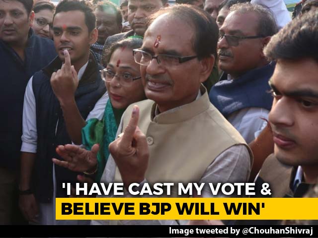 Shivraj Singh Chouhan Says Confident Of Win In Madhya Pradesh