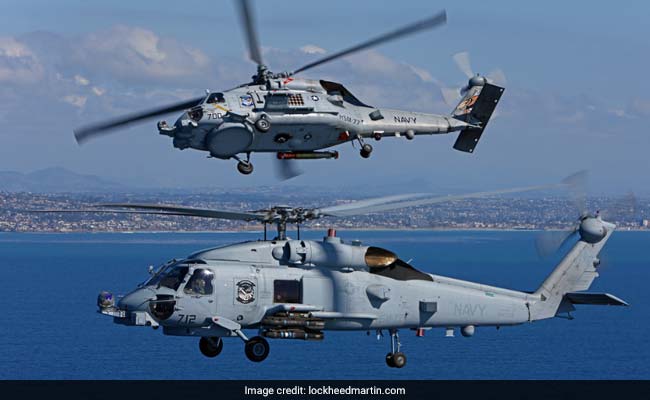 US Approves Sale Of Anti-Submarine Choppers For $2.6 Billion To India