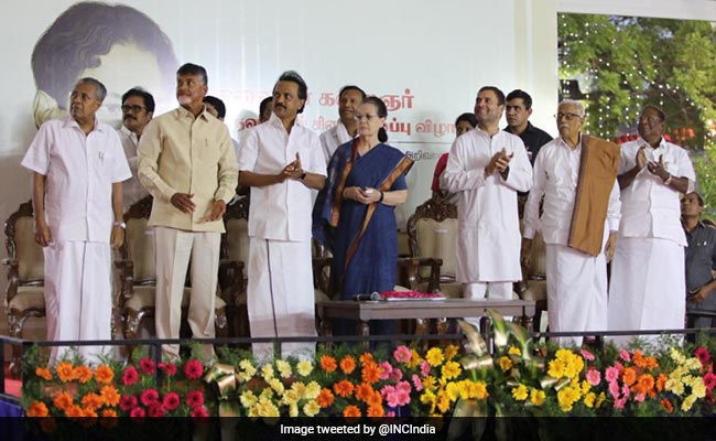 In MK Stalin's Message For "<i>Annai</i>" Sonia Gandhi, Rich Praise For Congress