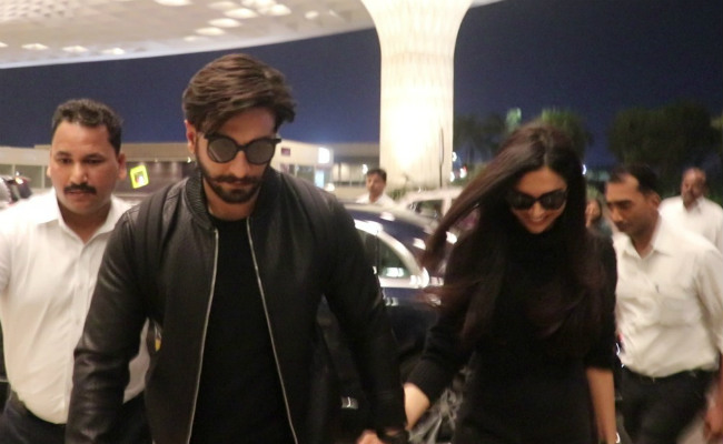 Deepika Padukone, Ranveer Singh Check Out Of Mumbai For Destination Honeymoon