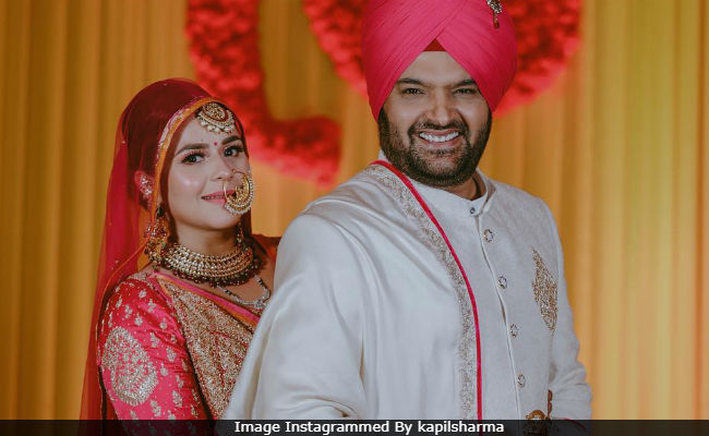 In Pics: Kapil Sharma And Ginni Chatrath's <i>Anand Karaj</i>