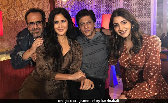 <i>Zero</i>: Shah Rukh Khan, Katrina Kaif, Anushka Sharma And Aanand L Rai In Some Happy Pics