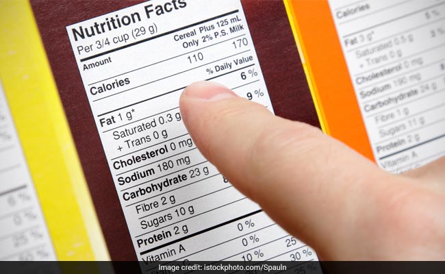 What should be on food labels