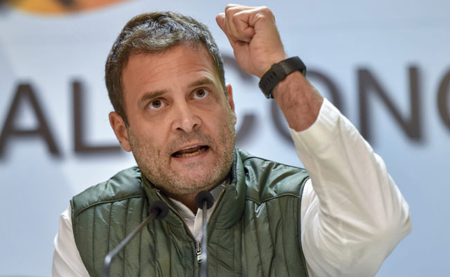 Rahul Gandhi Hails "Gandhi<i>giri</i>" Of Congress Workers After Clash With BJP